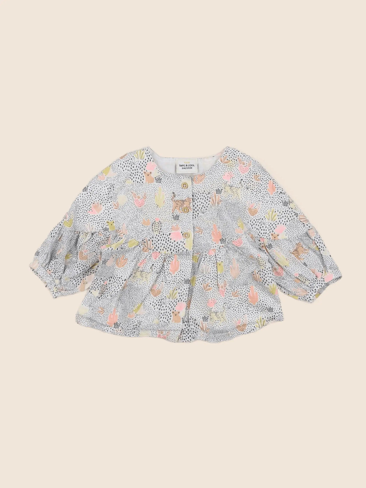 Tape à l'oeil - blouse multicolore - 3 mois