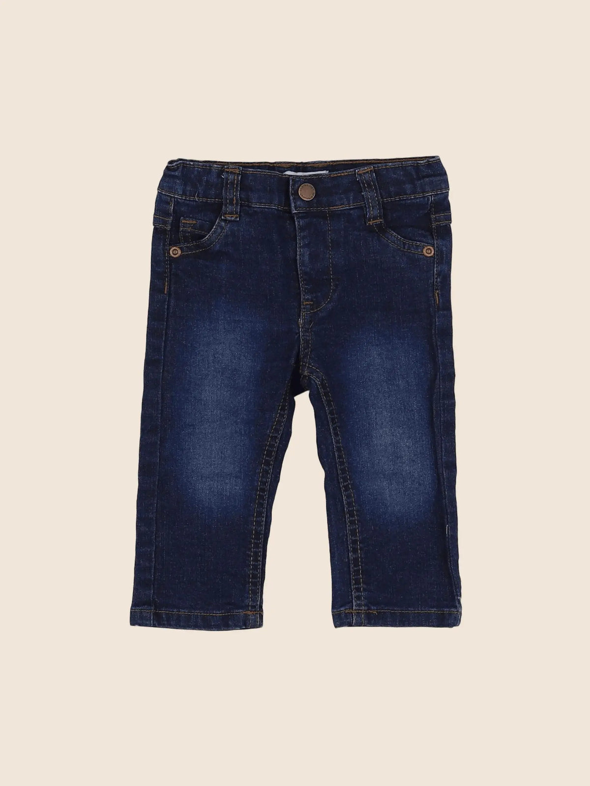 Vertbaudet - jean bleu - 6 mois
