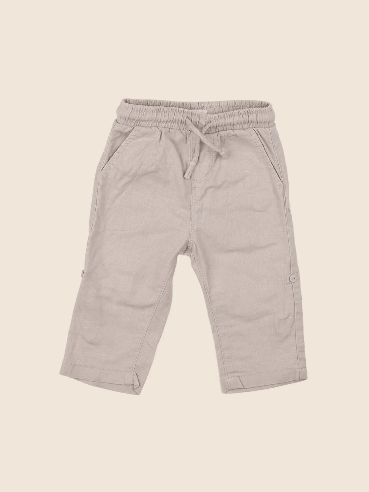 Vertbaudet - pantalon beige - 6 mois