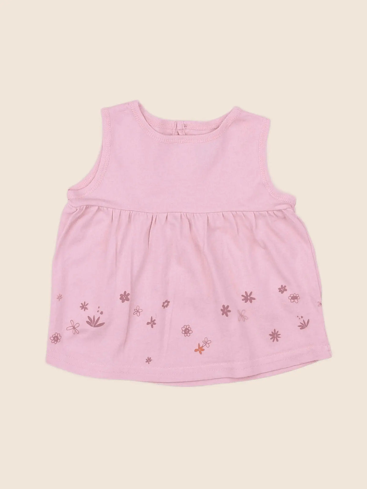 Petit Bateau - débardeur rose - 12 mois