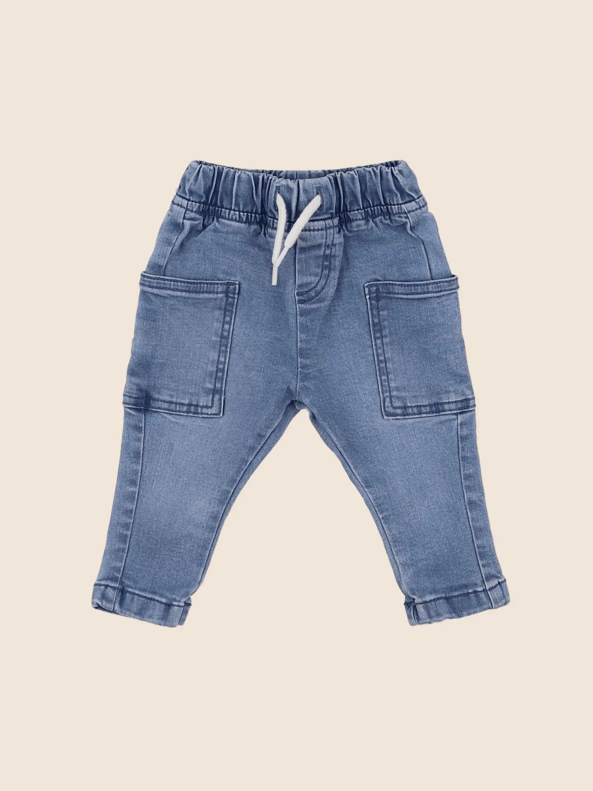 Vertbaudet - jean bleu - 3 mois