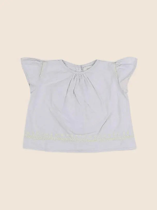 Bonnet à Pompon - blouse gris - 18 mois