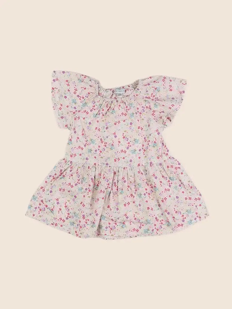 Vertbaudet - robe multicolore - 18 mois