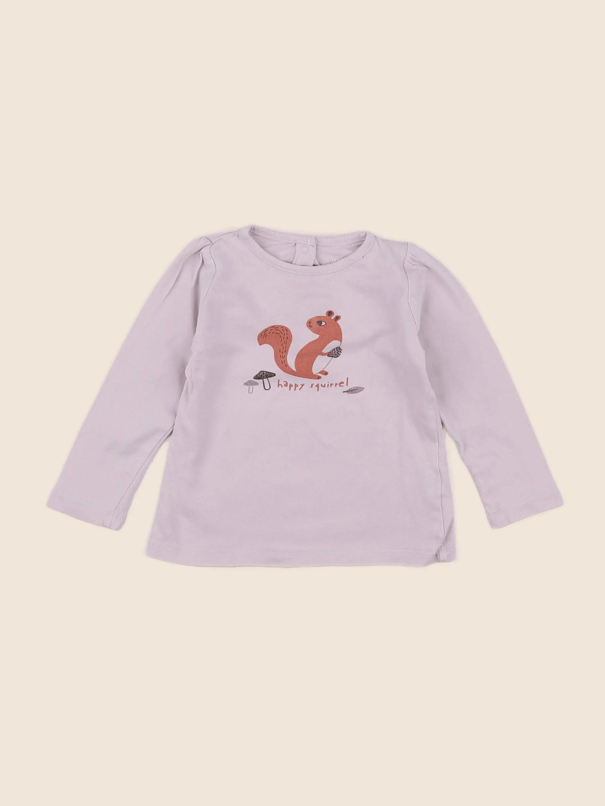 Boutchou - tee-shirt rose - 12 mois