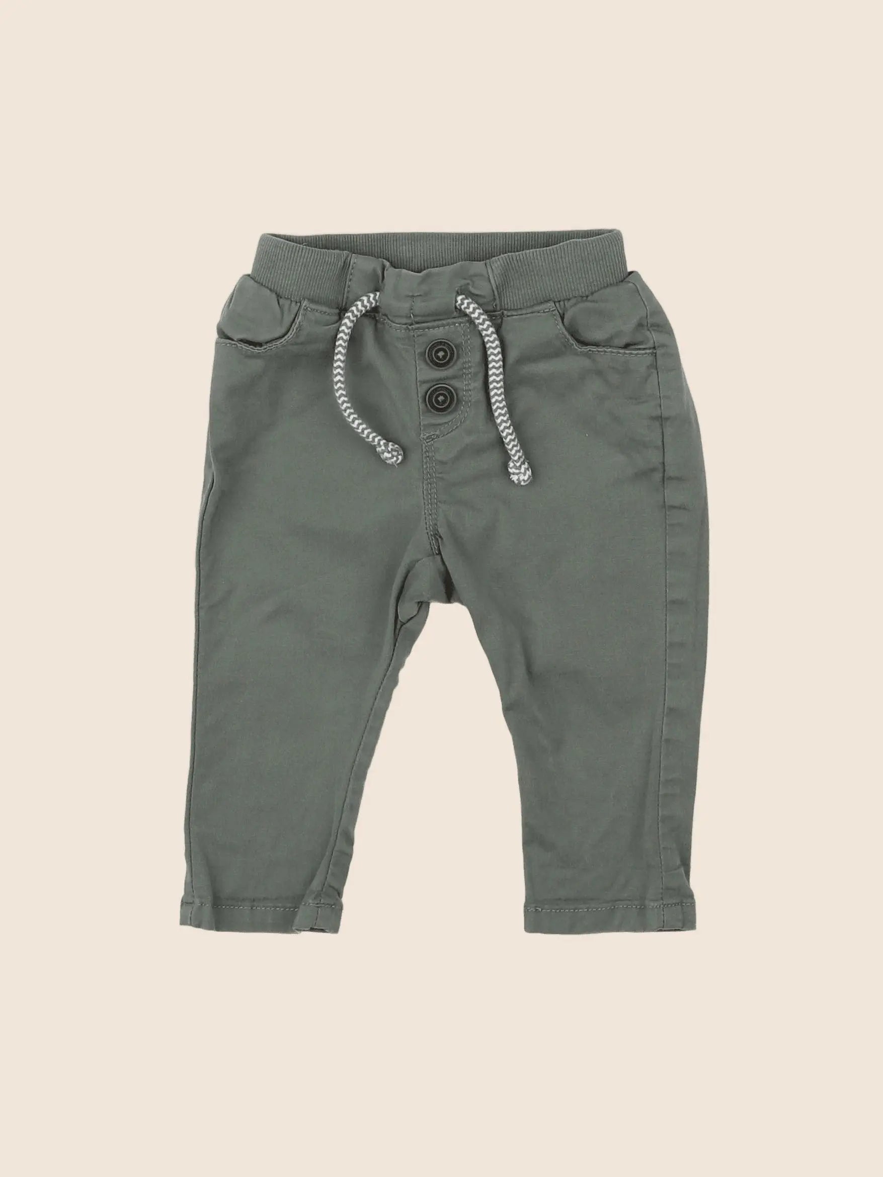 Tape à l'oeil - pantalon vert - 6 mois