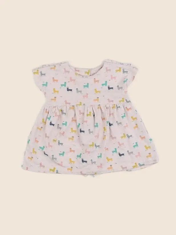 Vertbaudet - robe rose - 6 mois