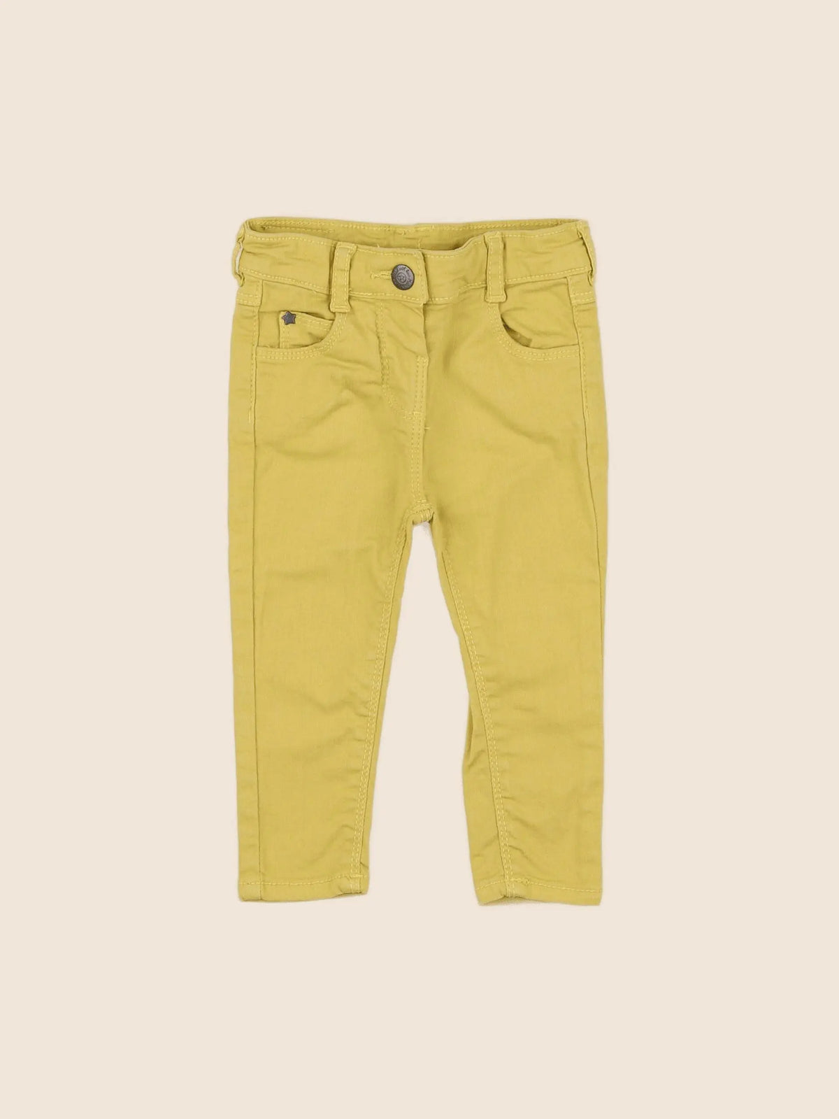 Tape à l'oeil - pantalon jaune - 9 mois