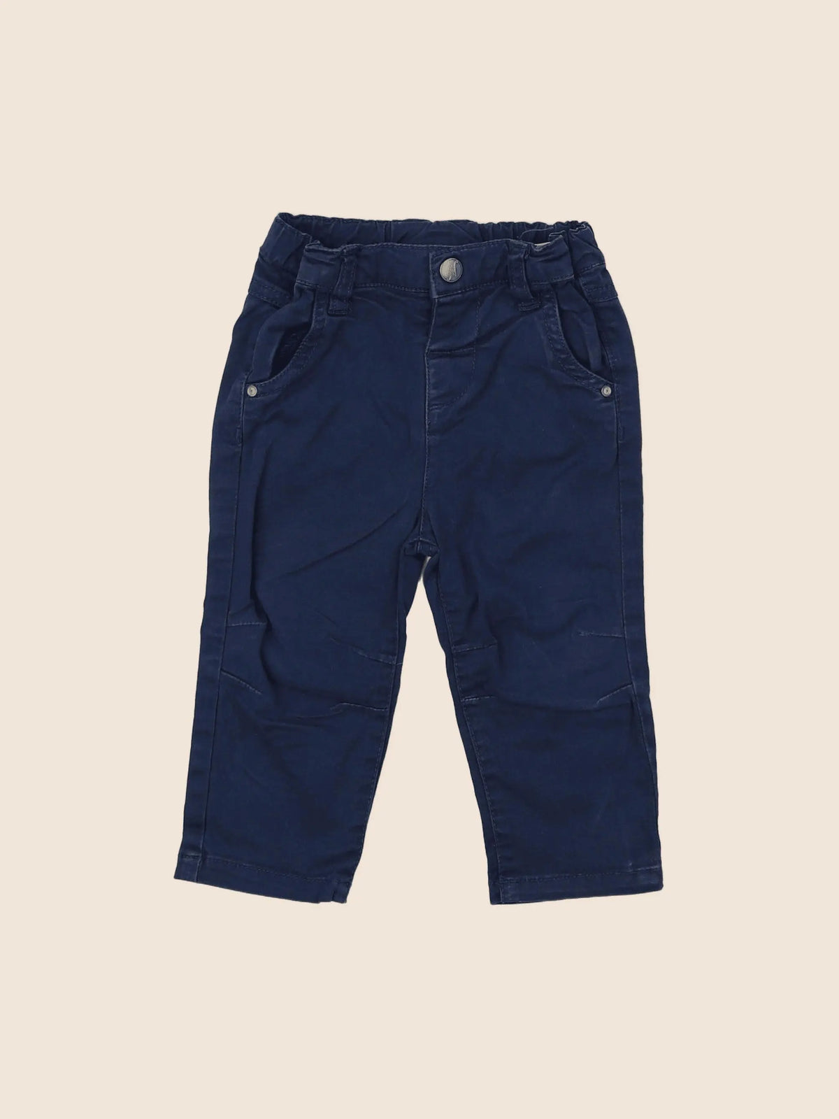 Noukie's - pantalon bleu - 12 mois