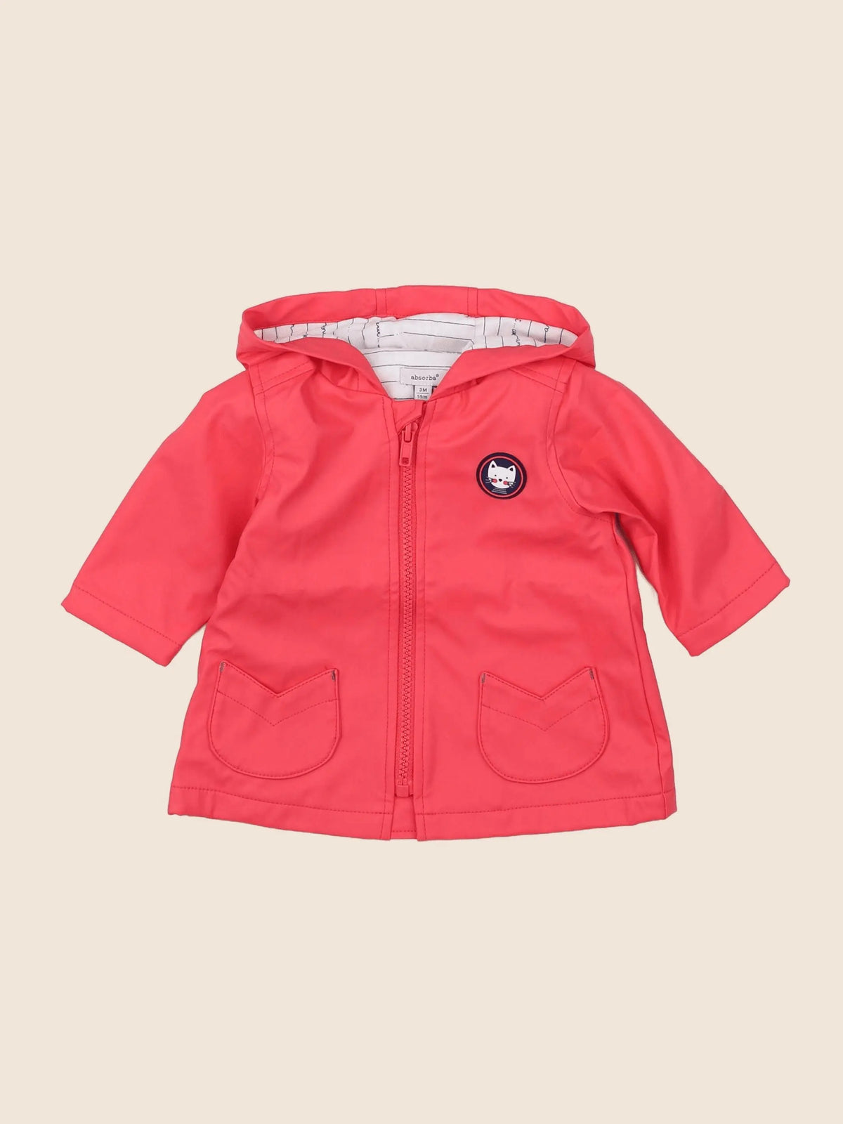 Absorba - imperméable rose - 3 mois