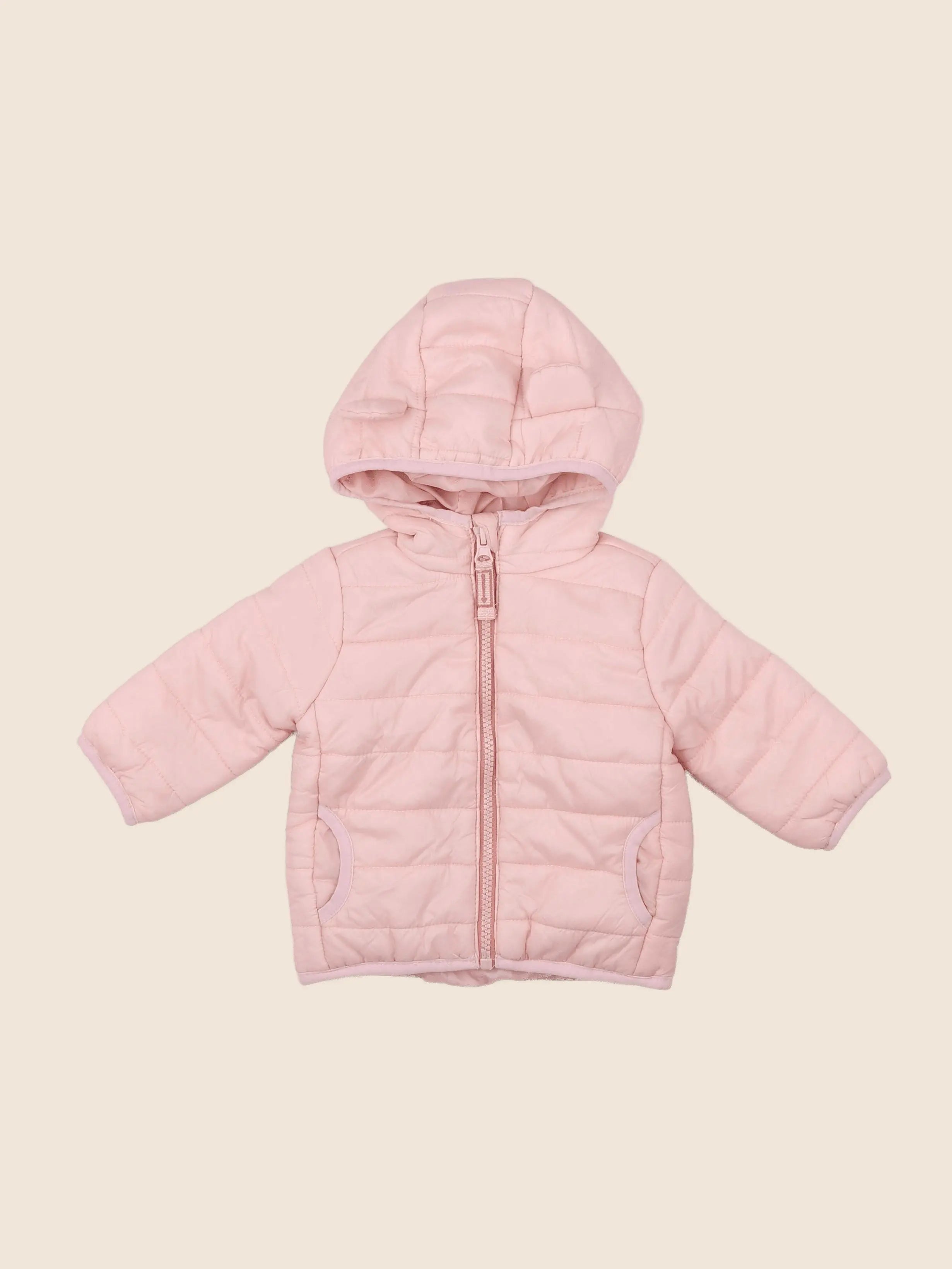Vertbaudet - doudoune rose - 3 mois