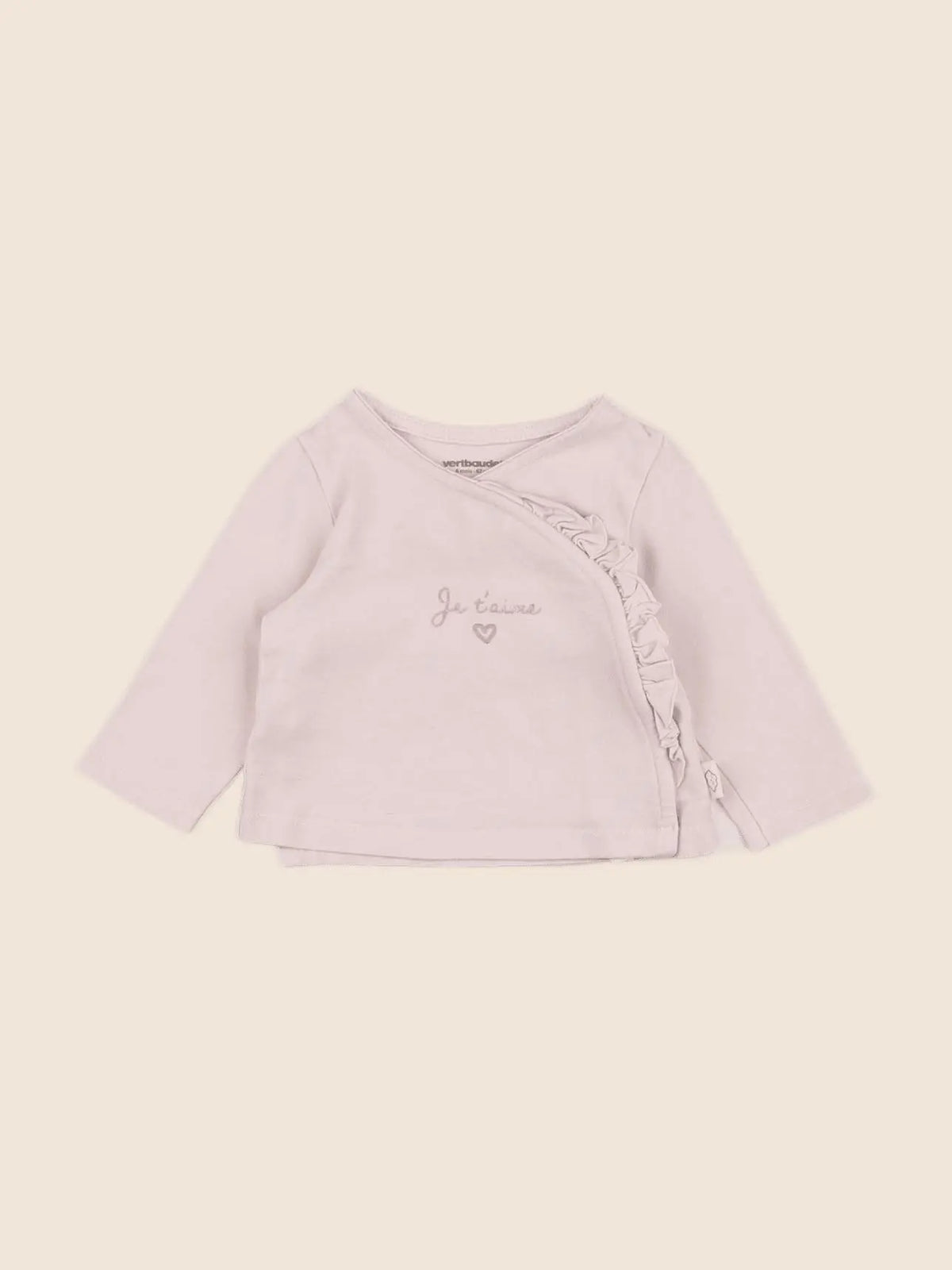Vertbaudet - tee-shirt rose - 6 mois