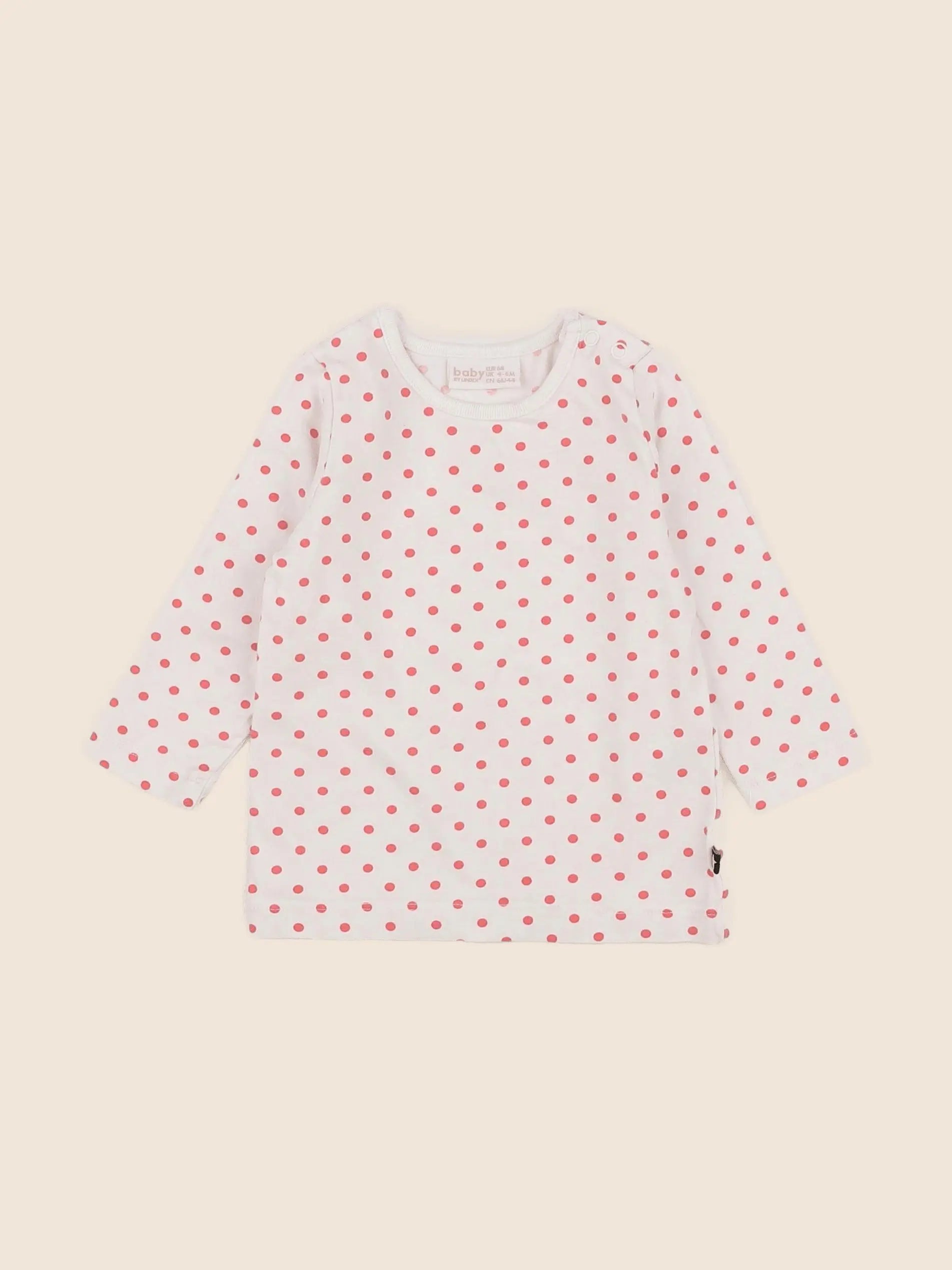 Lindex - tee-shirt rose - 3/6 mois
