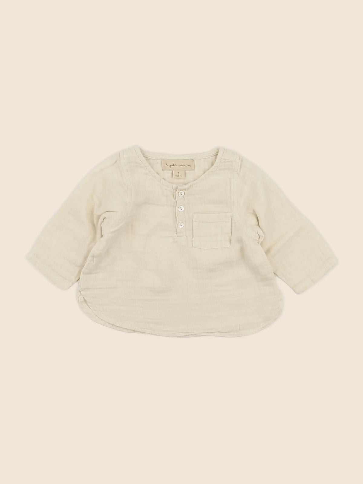 La Petite Collection - blouse beige - 6 mois
