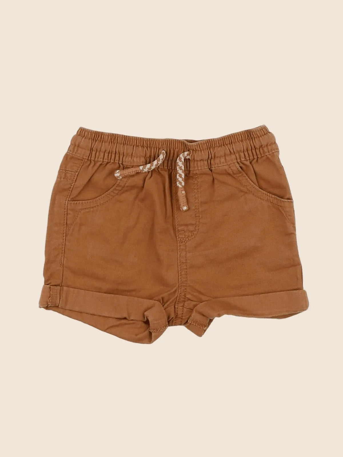 Vertbaudet - short marron - 12 mois