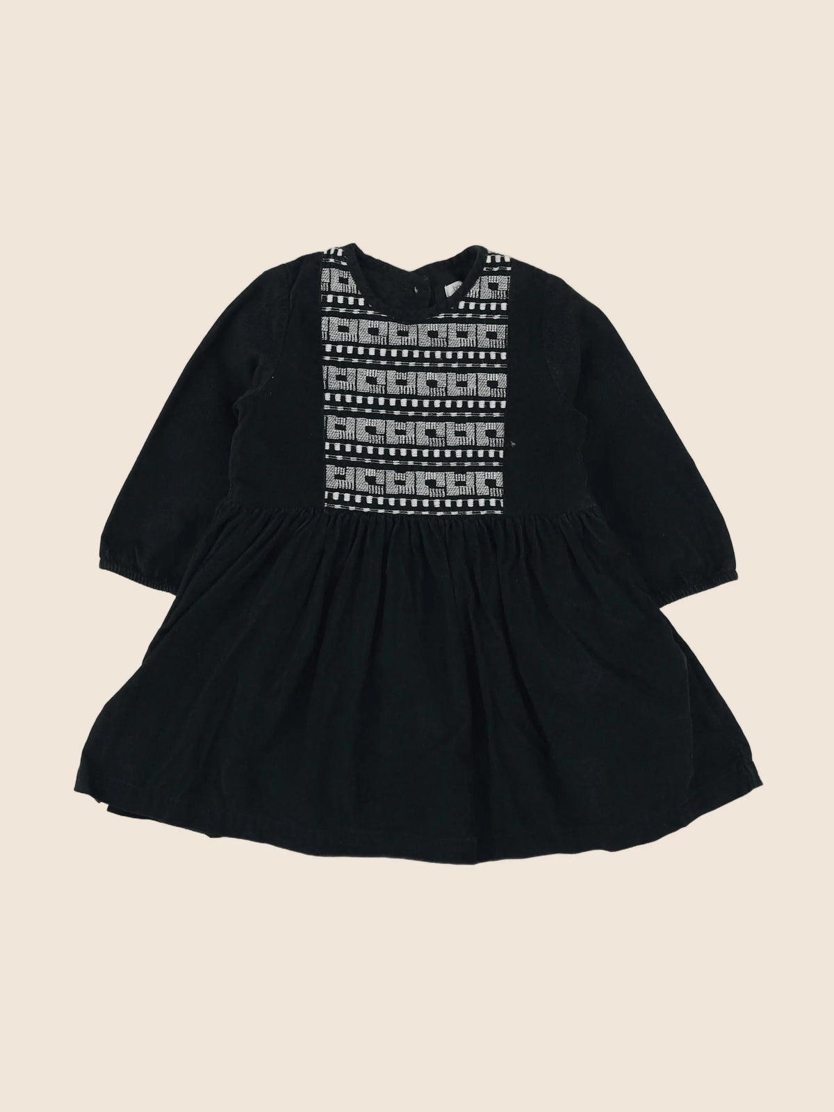 Boutchou - robe vert, or - 12 mois