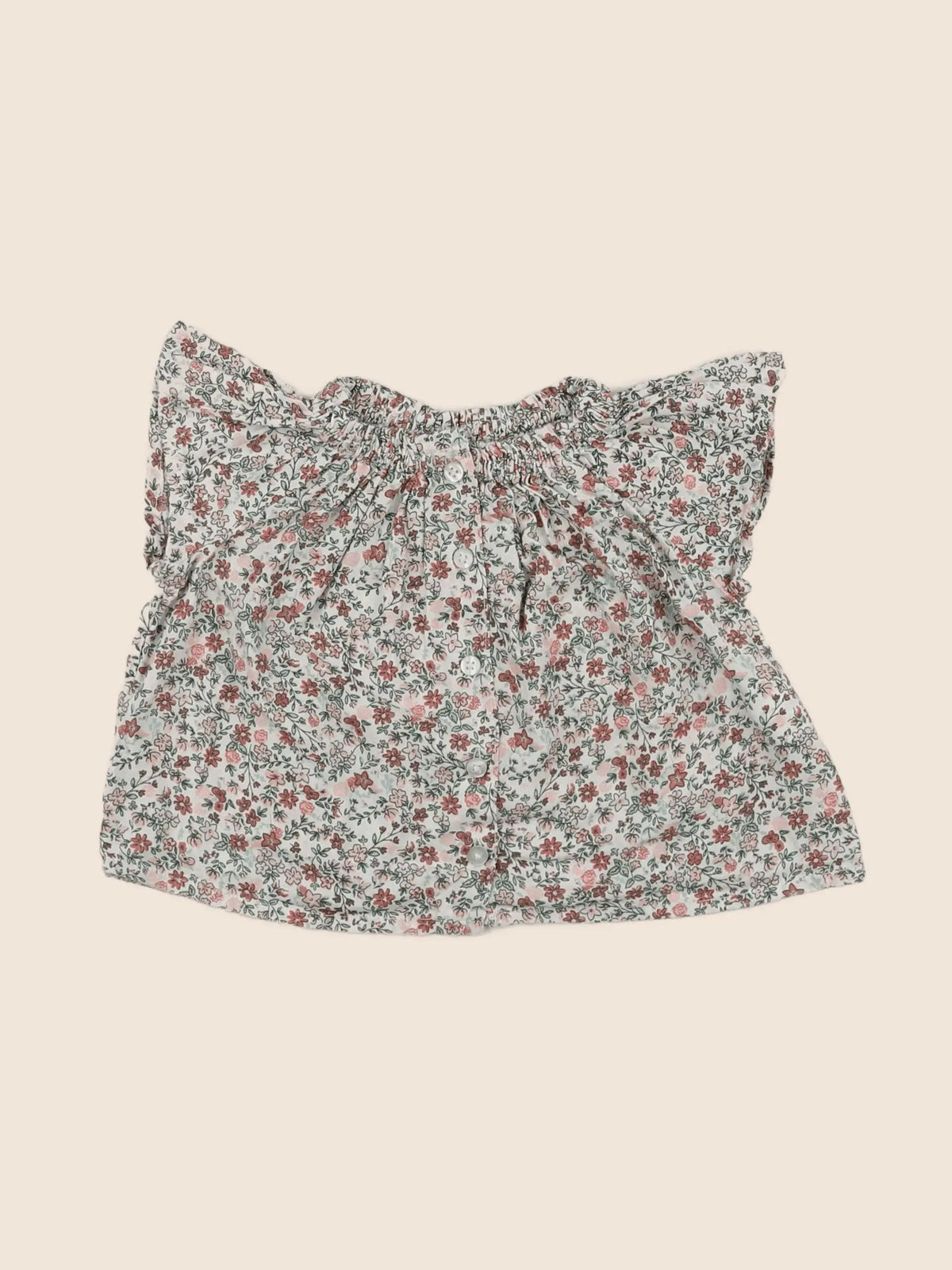 Tape à l'oeil - blouse vert - 6 mois
