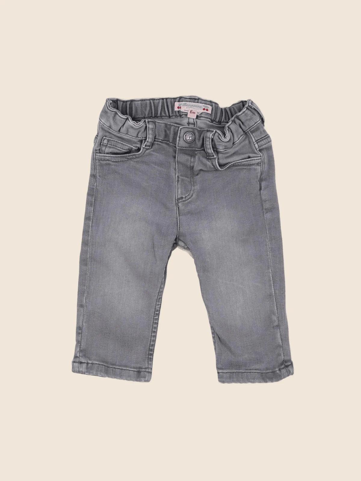 Bonpoint - jean gris - 6 mois