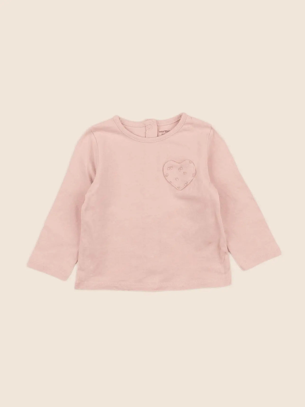 Vertbaudet - tee-shirt rose - 6 mois