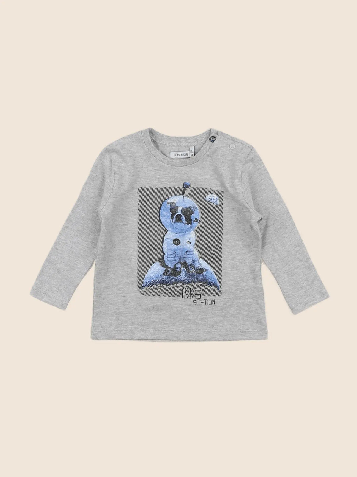 IKKS - tee-shirt gris - 12 mois
