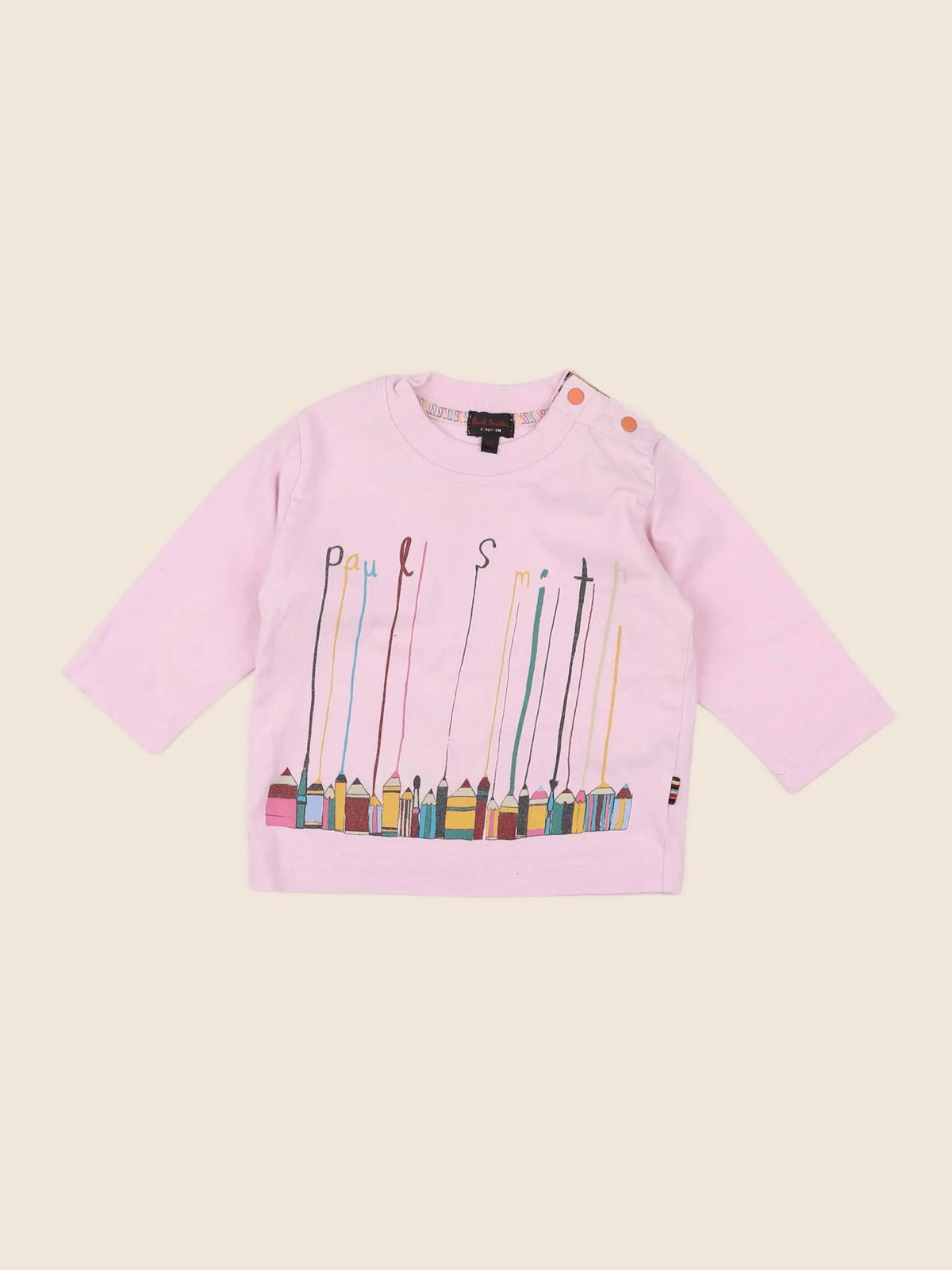 Paul Smith - tee-shirt rose - 0 mois
