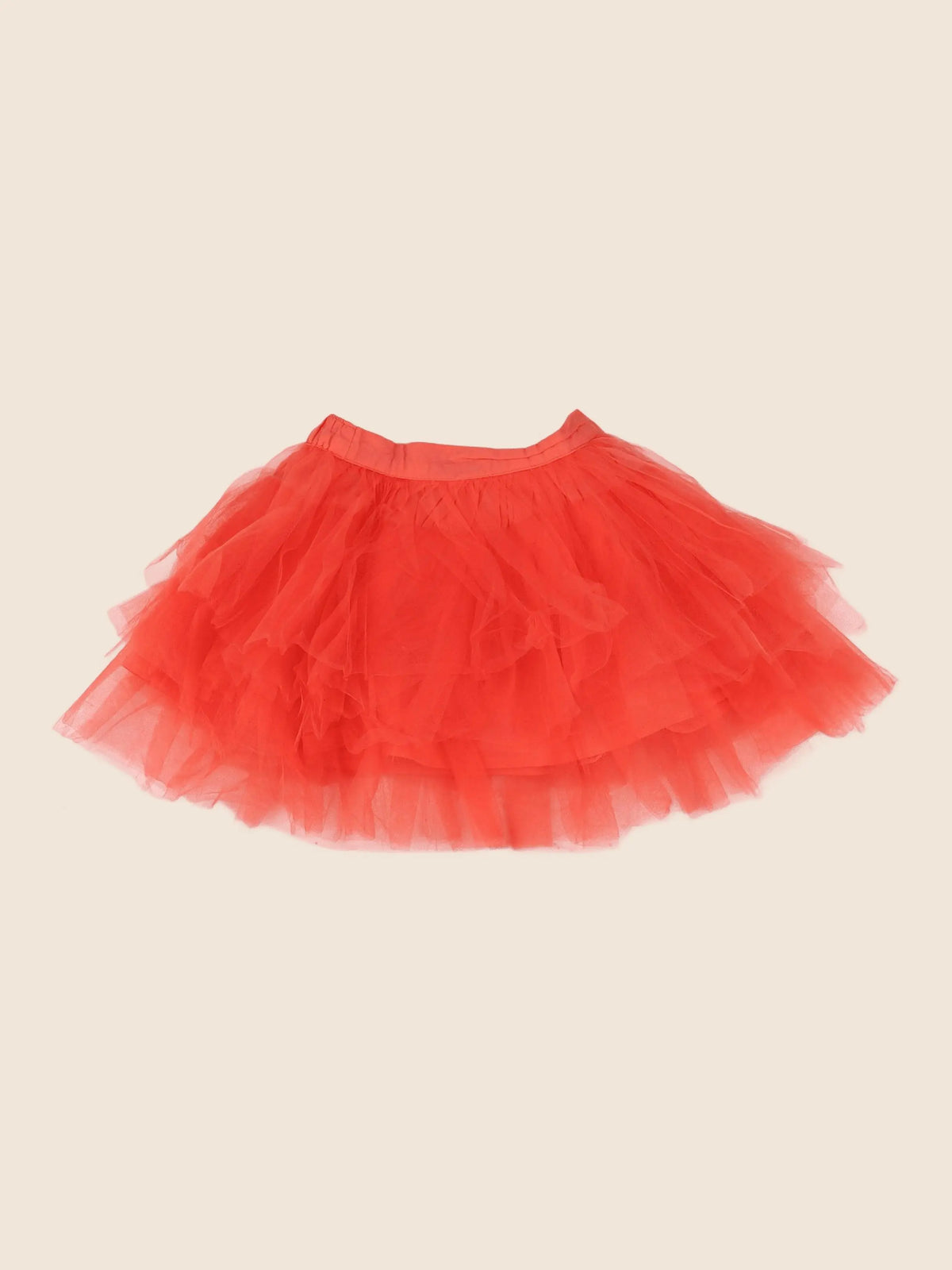 Vertbaudet - jupe rouge - 12 mois