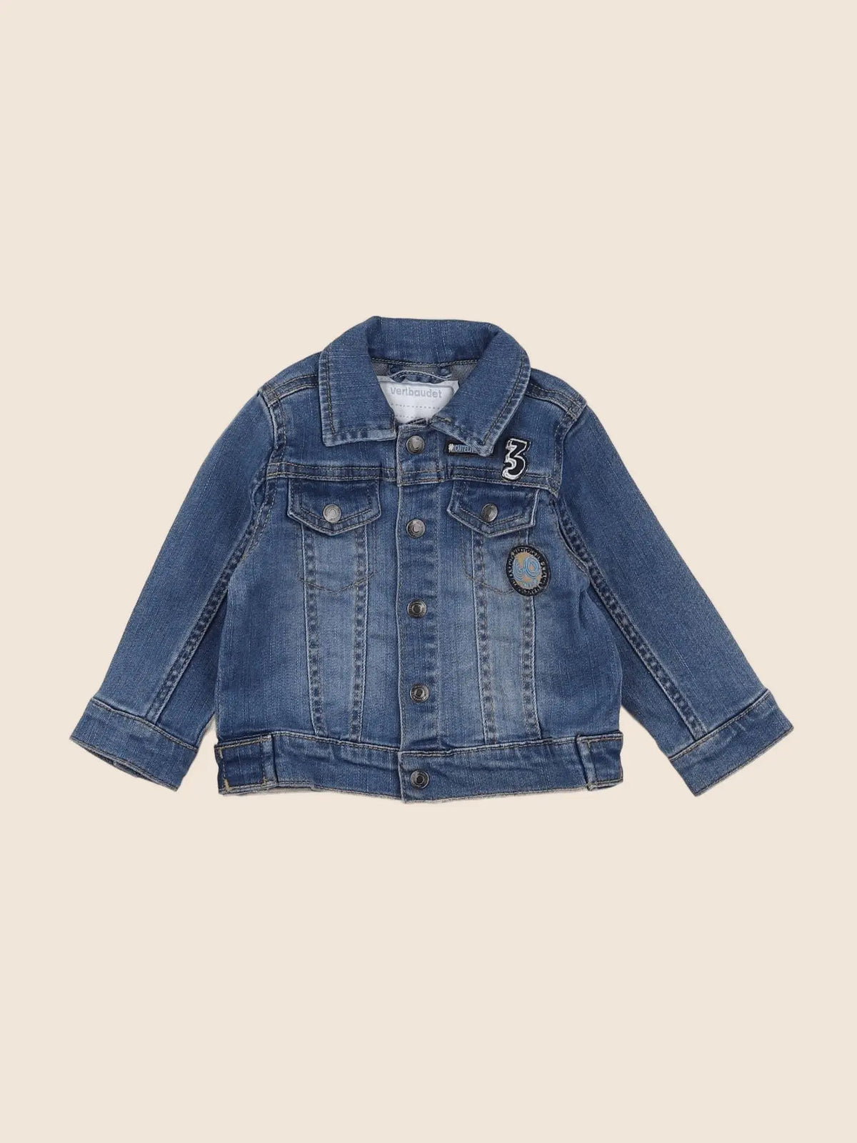 Vertbaudet - veste bleu - 12 mois