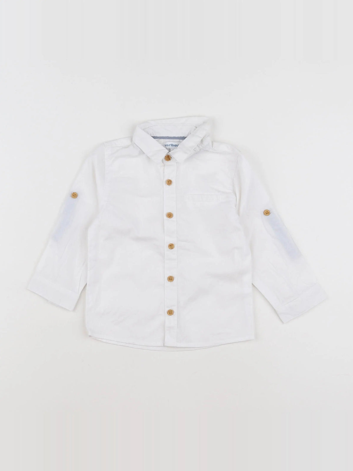Vertbaudet - chemise blanc - 18 mois