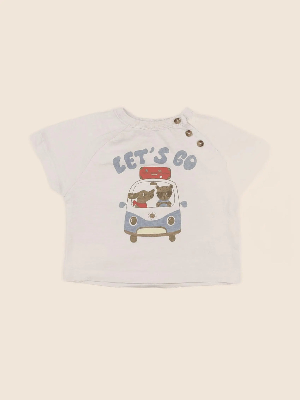Vertbaudet - tee-shirt multicolore - 3 mois