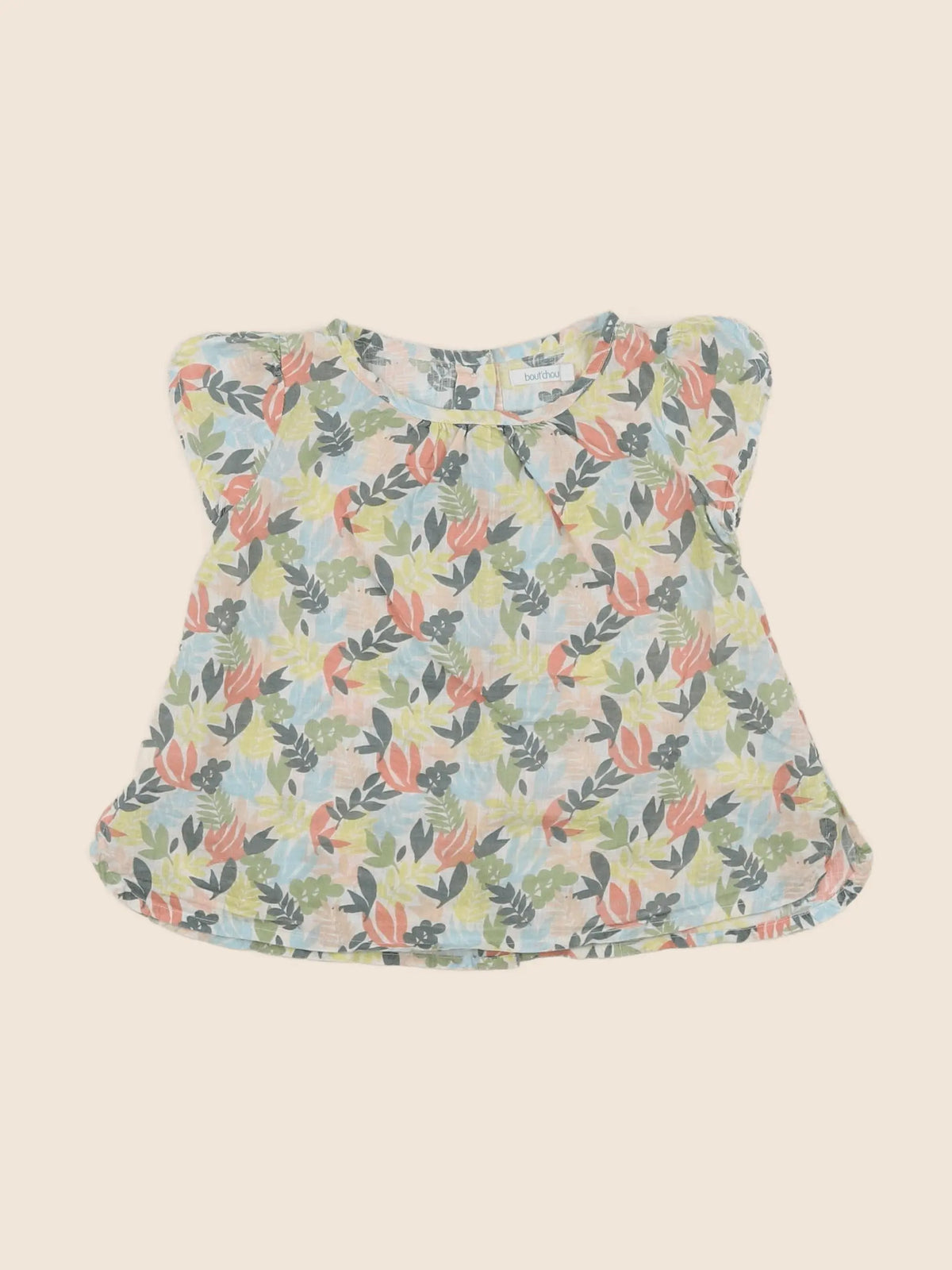 Boutchou - blouse multicolore - 12 mois