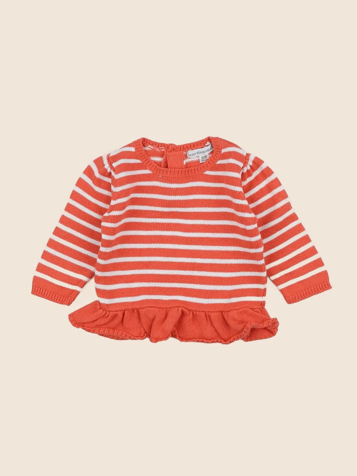 Vertbaudet - pull rose - 6 mois