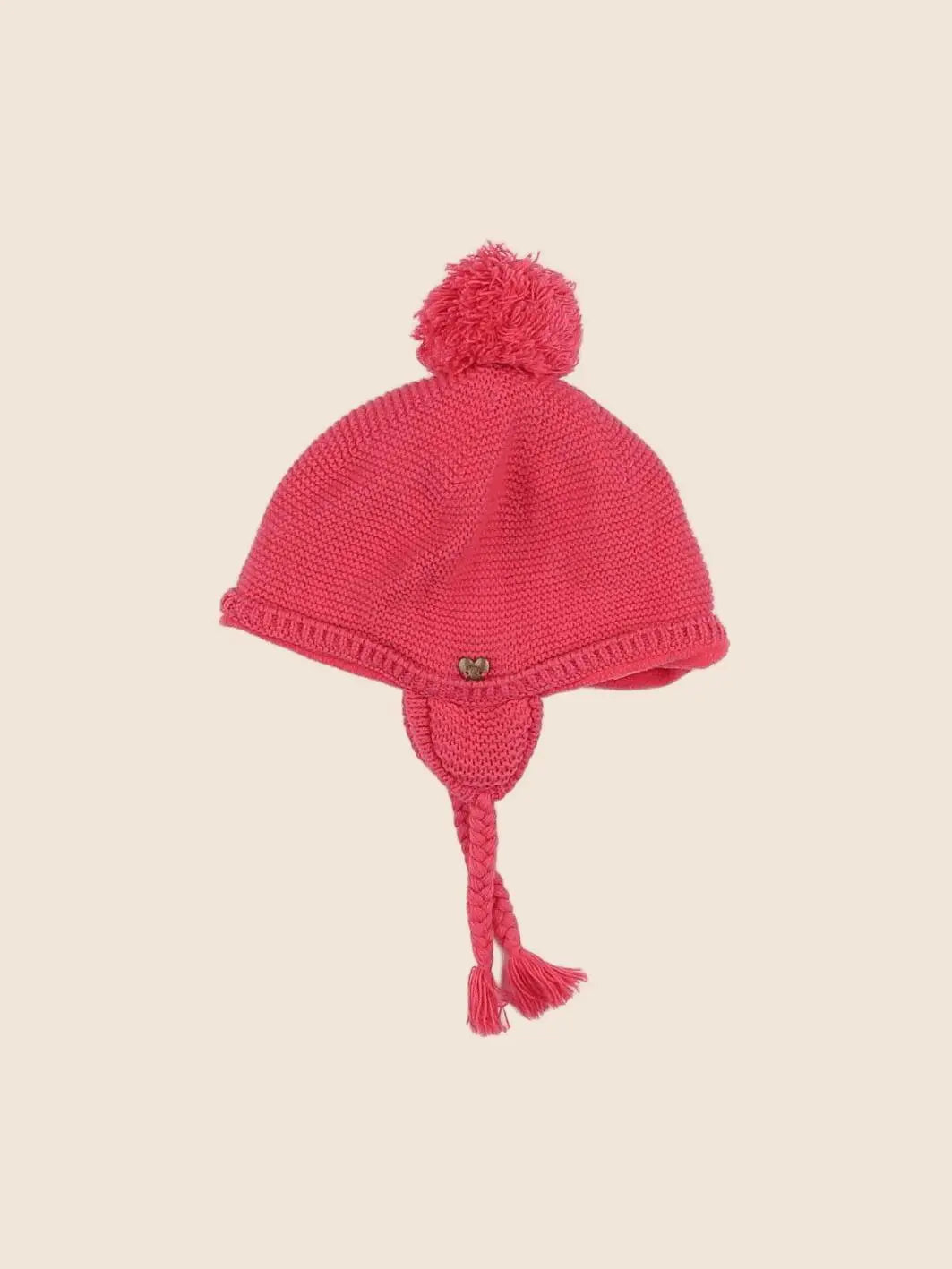 Vertbaudet - bonnet rose - 3/6 mois