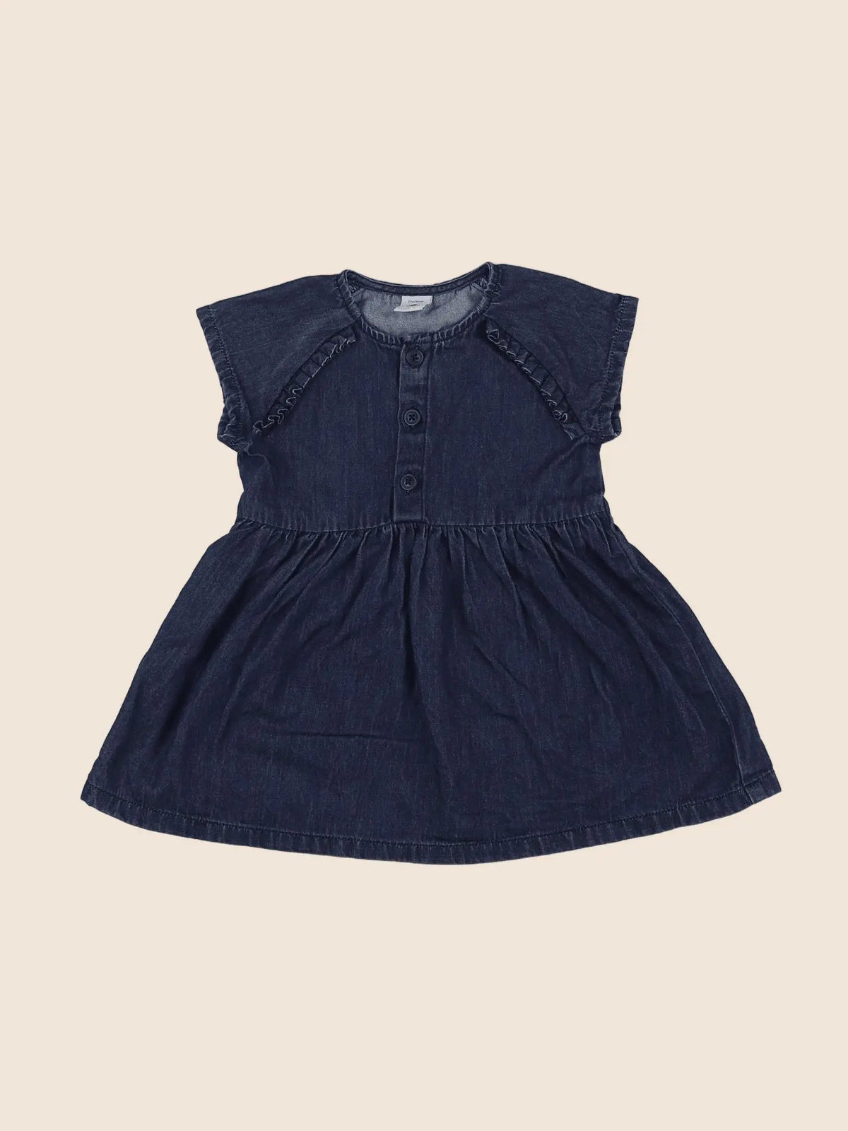 Petit Bateau - robe bleu - 12 mois