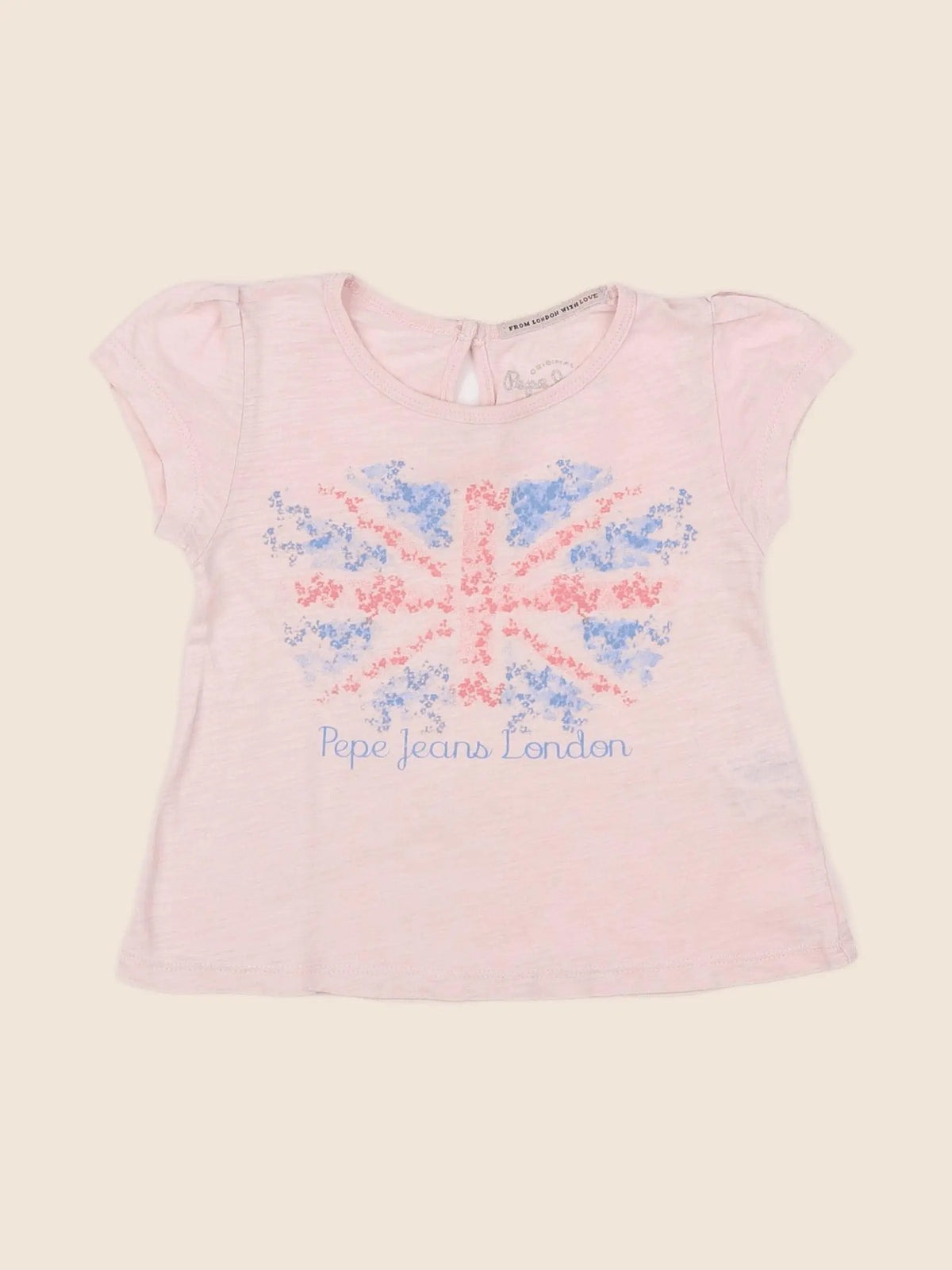 Pepe Jeans - tee-shirt rose, or - 2 ans