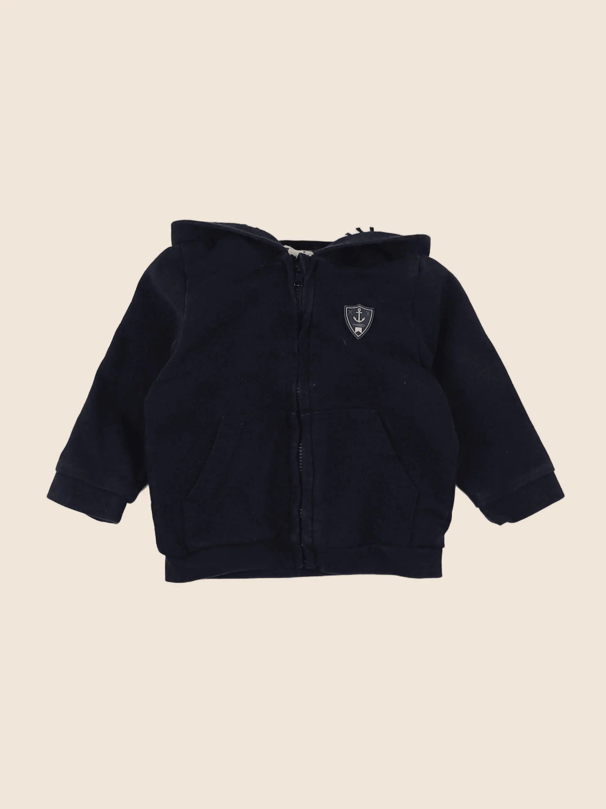 Vertbaudet - sweat bleu - 12 mois