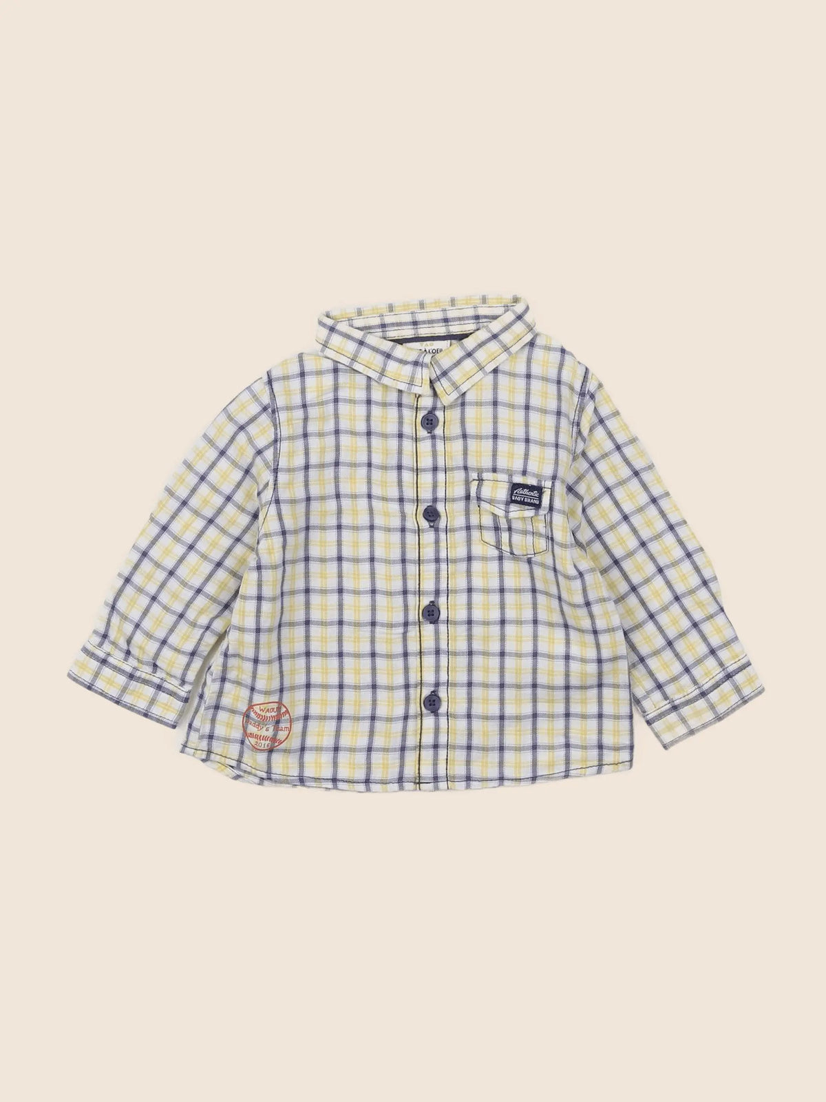 Tape à l'oeil - chemise multicolore - 6 mois