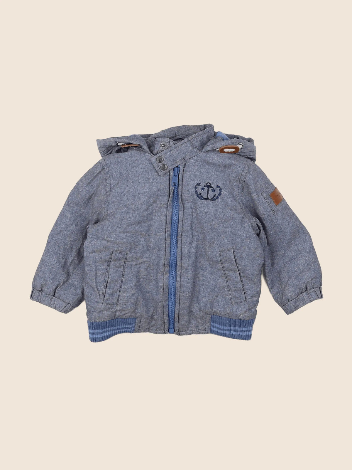 Cyrillus - veste bleu - 6 mois