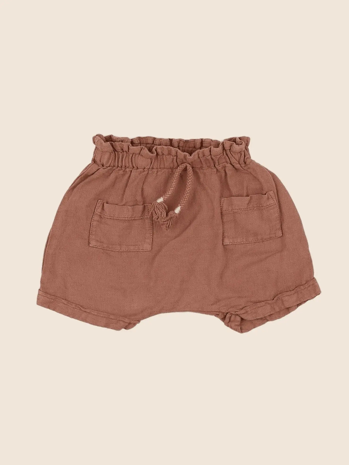 Buho - short marron - 3 mois