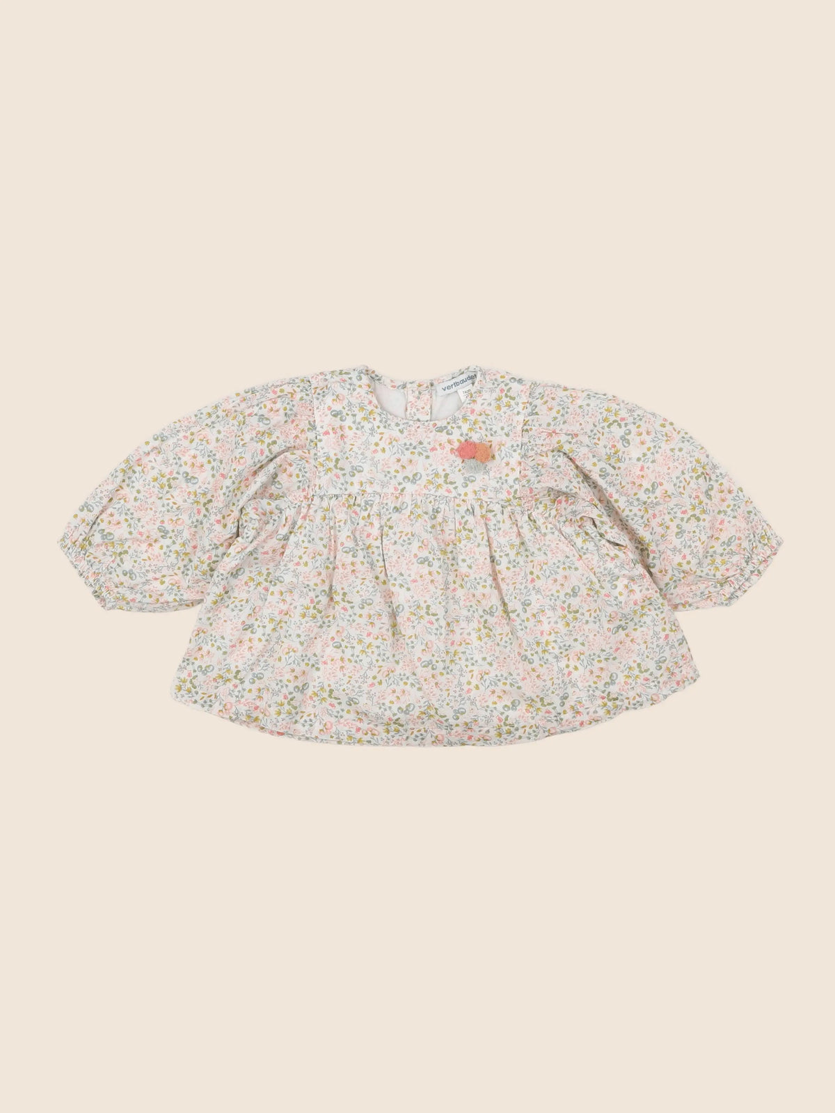 Vertbaudet - blouse multicolore - 12 mois