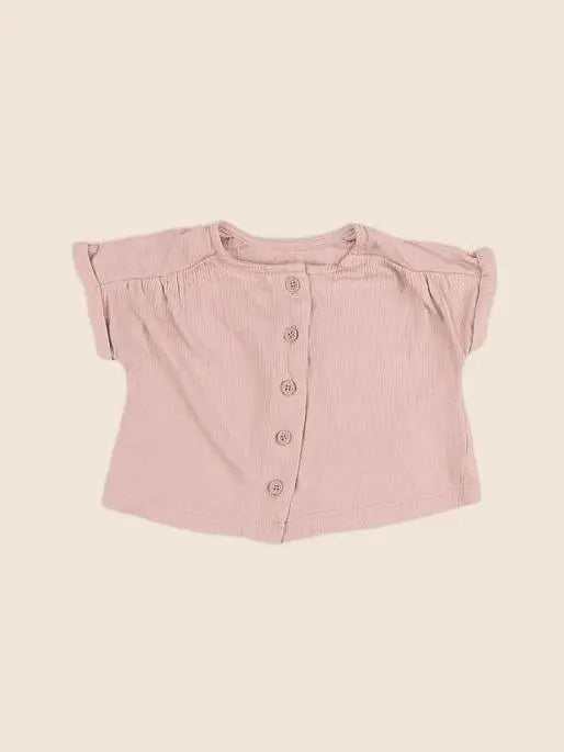 Vertbaudet - blouse rose - 3 mois