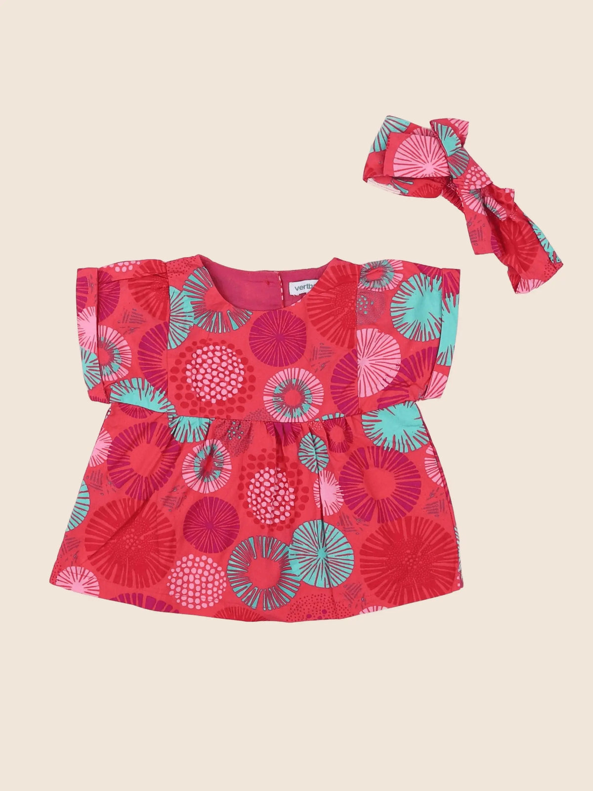 Vertbaudet - blouse multicolore - 12 mois