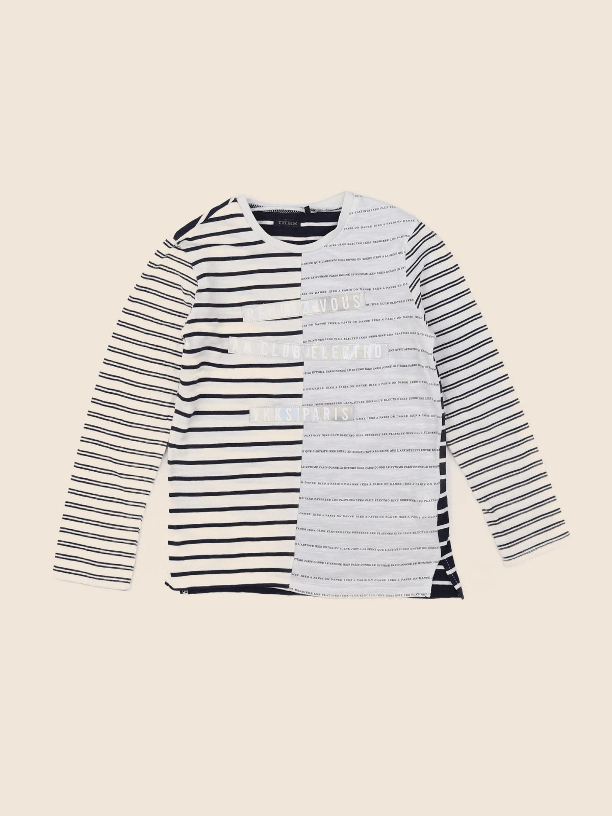 IKKS - tee-shirt gris - 8 ans