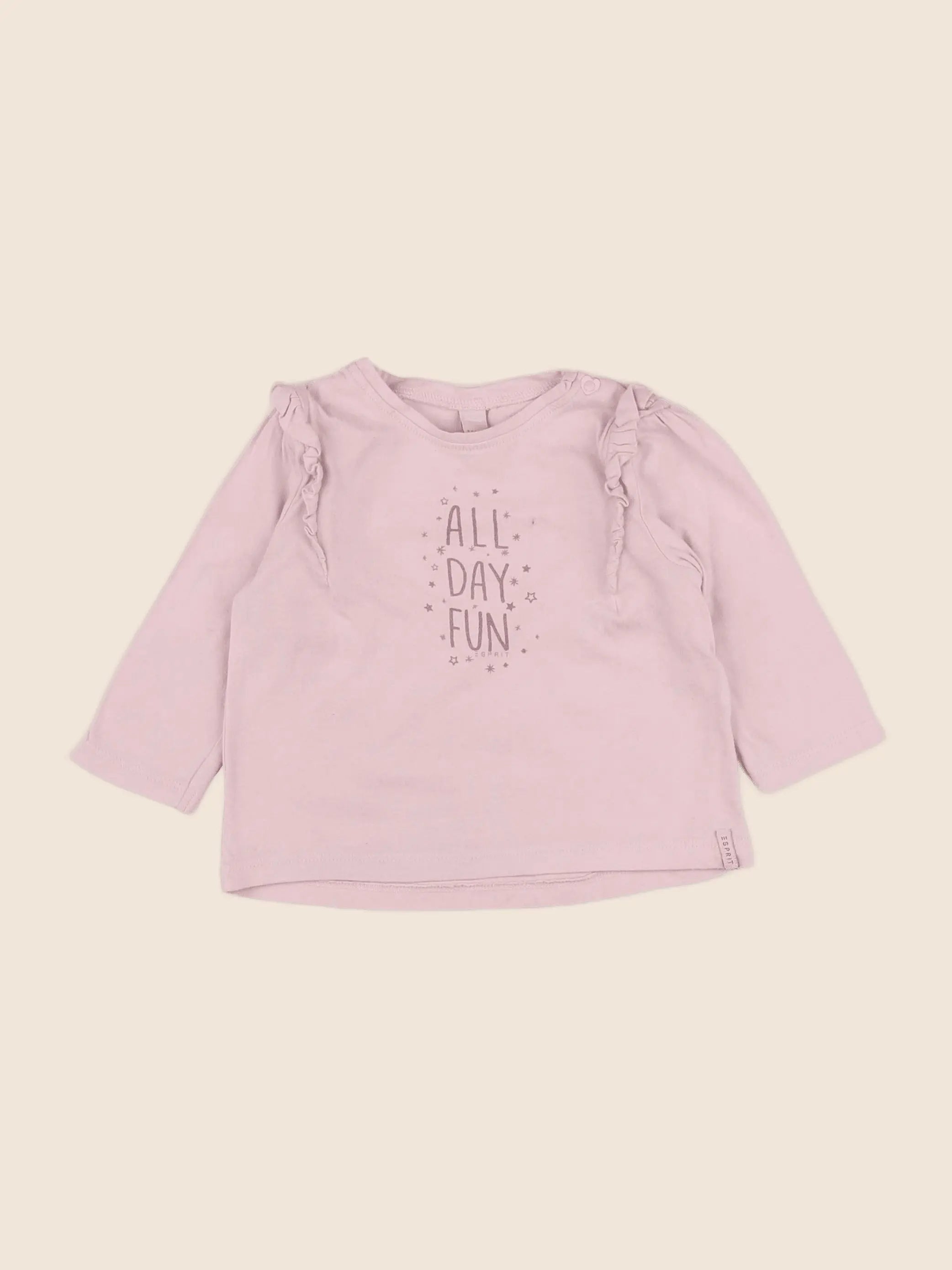 Esprit - sweat rose - 6 mois
