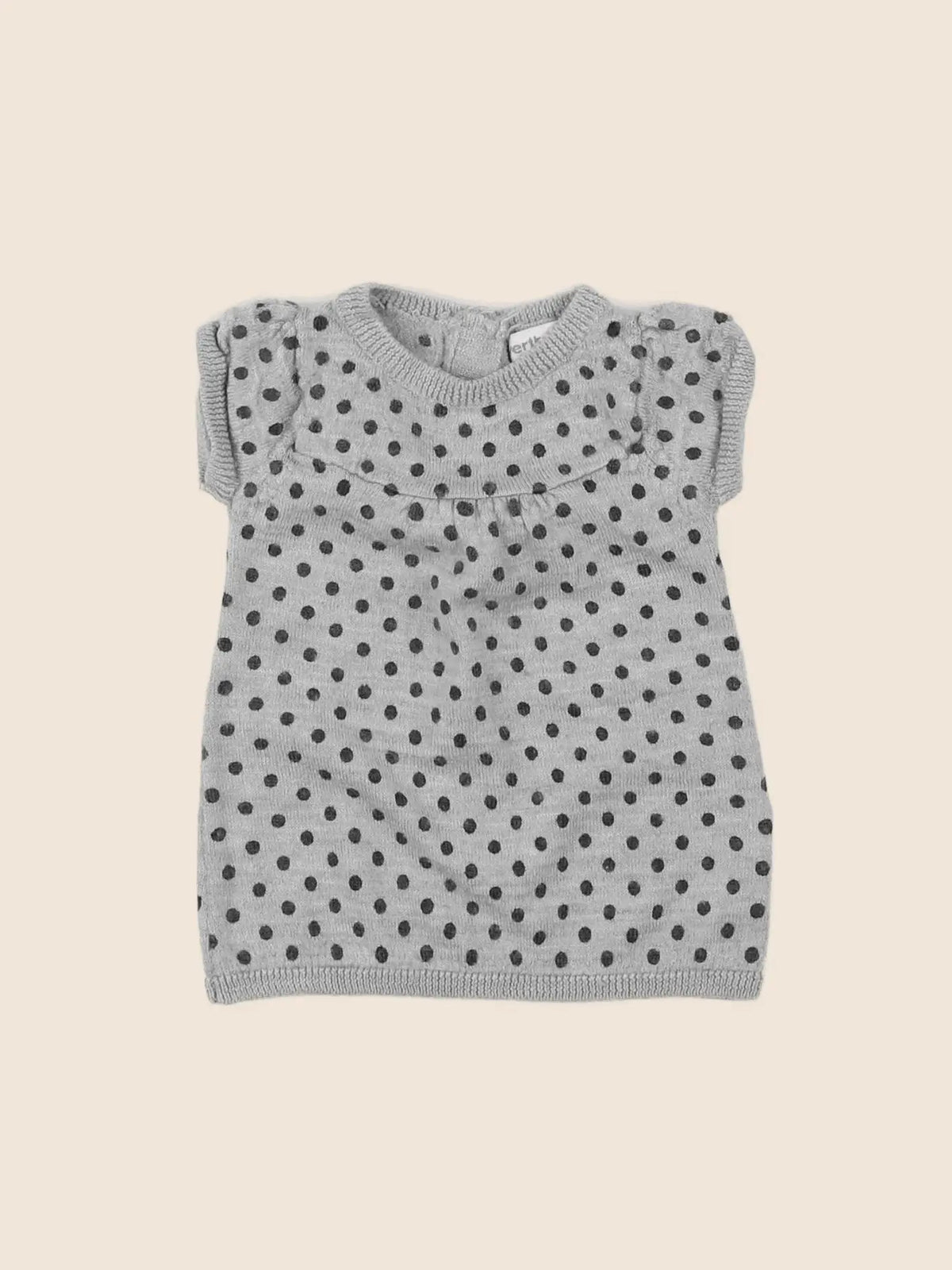 Vertbaudet - robe gris - 3 mois