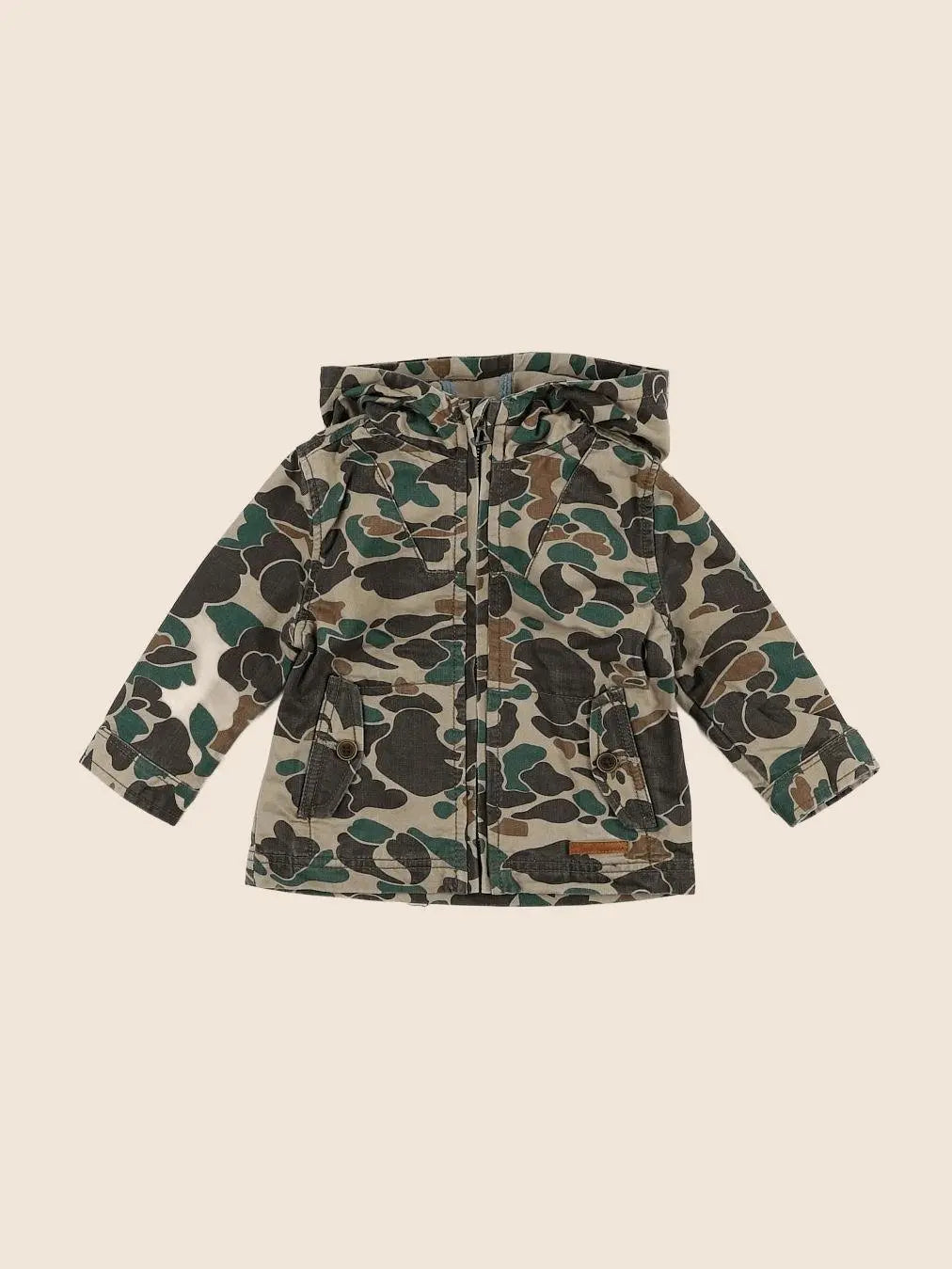 Zara - veste vert, marron - 9/12 mois