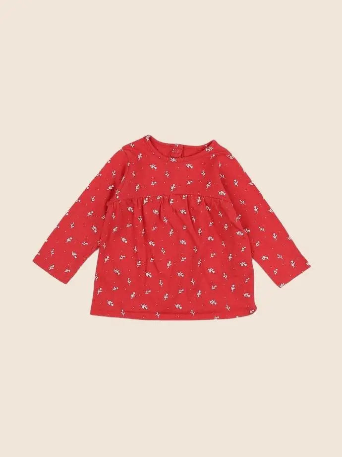 Vertbaudet - tee-shirt rose - 9 mois