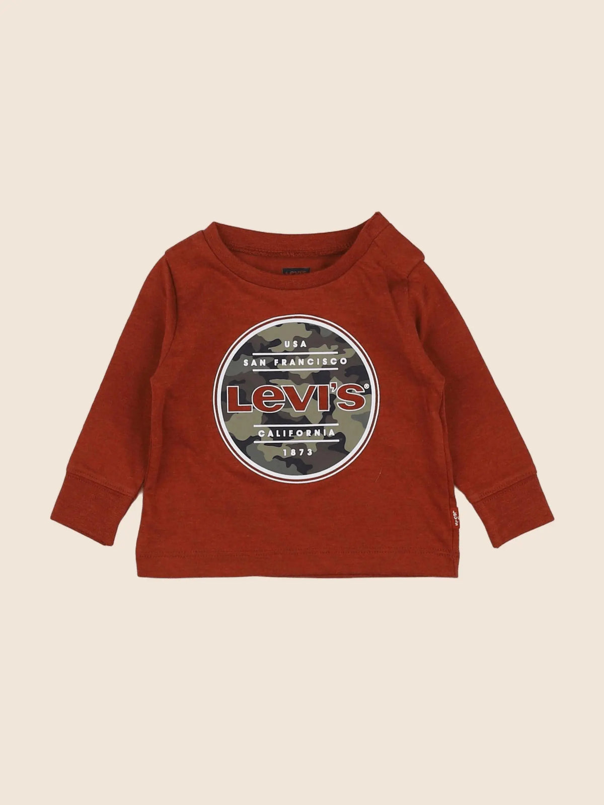 Levi's - tee-shirt marron - 3 mois