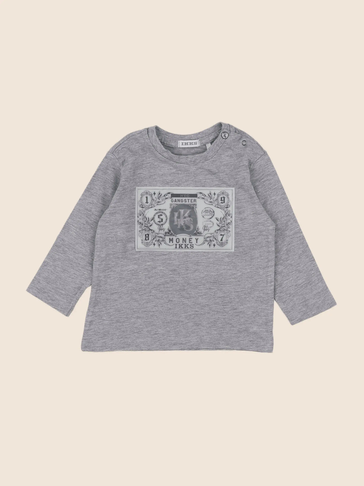 IKKS - tee-shirt gris - 6 mois