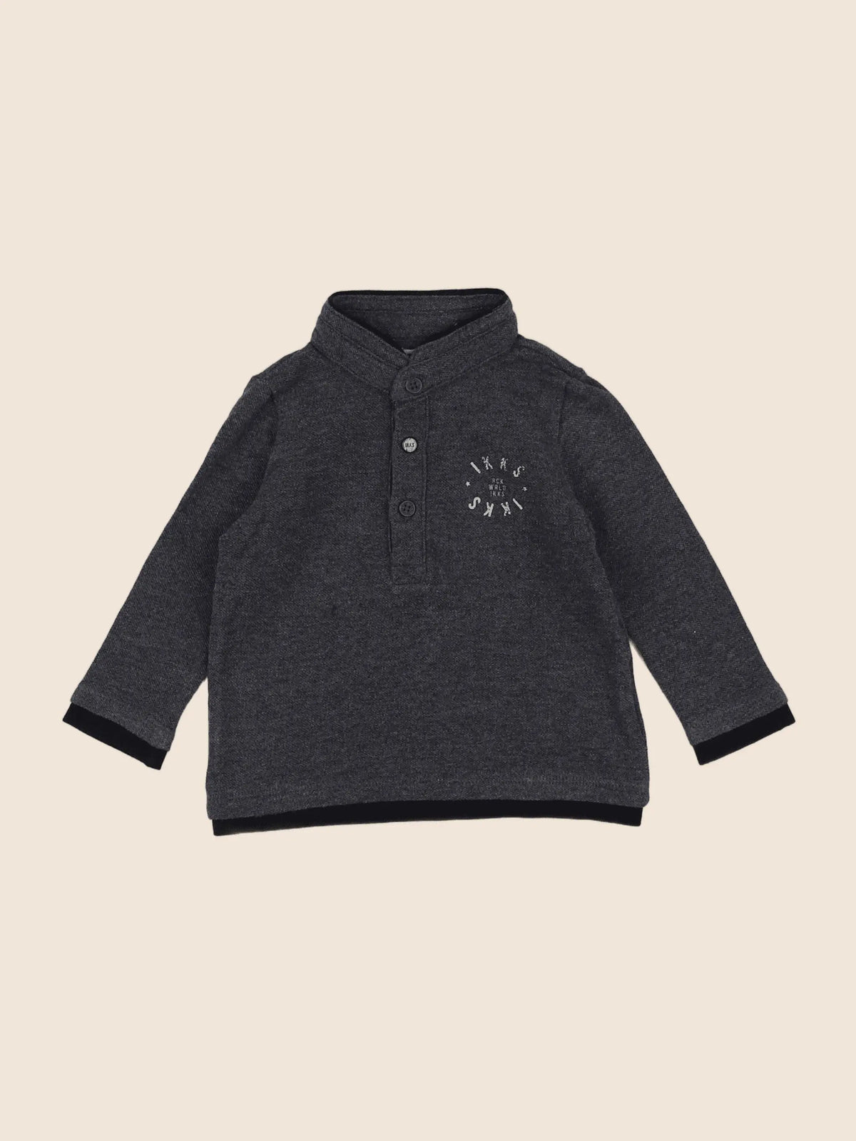 IKKS - polo gris - 6 mois