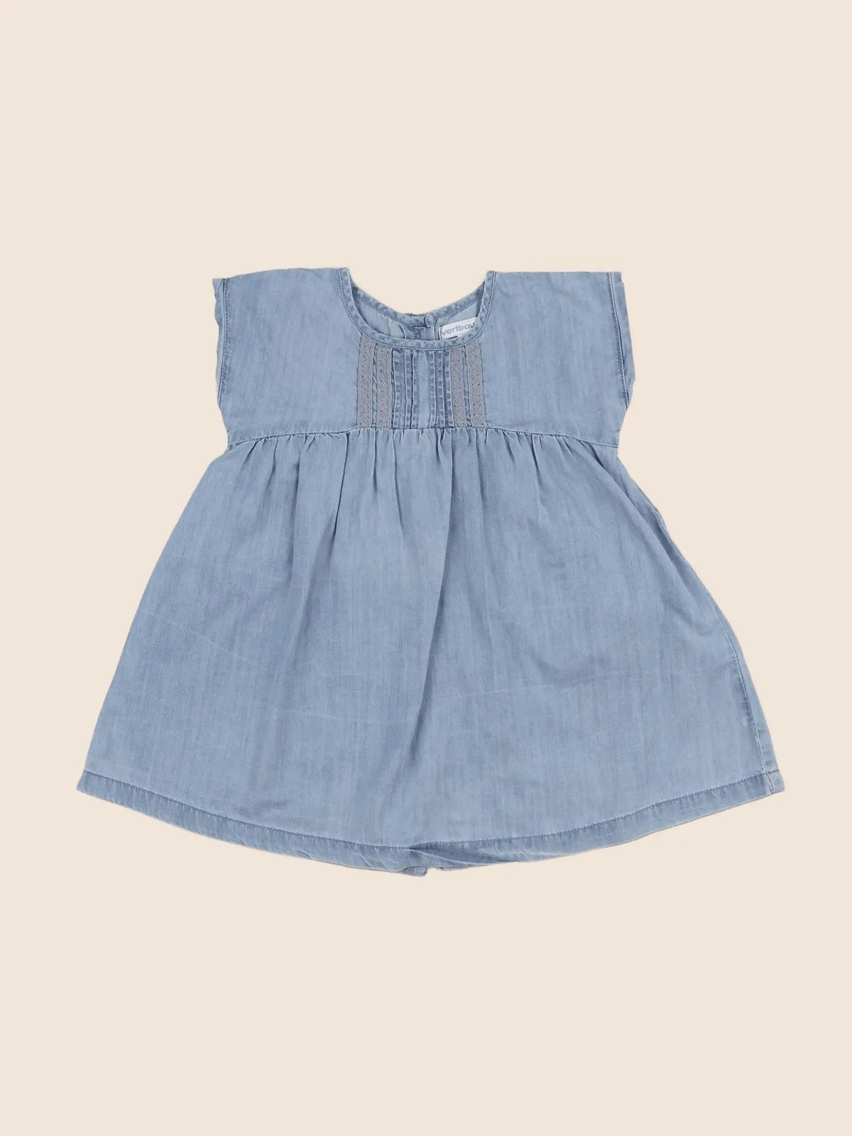 Vertbaudet - robe bleu - 9 mois