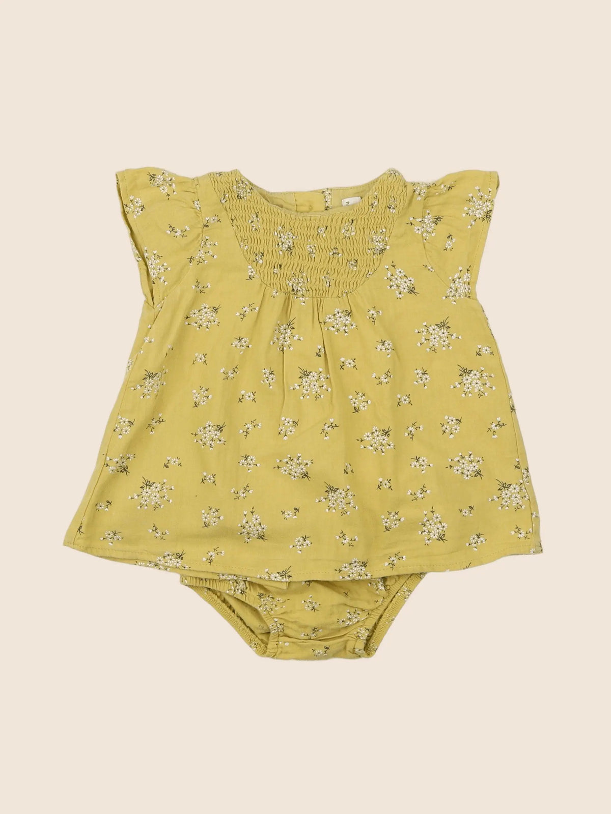 Zara - robe jaune - 6/9 mois